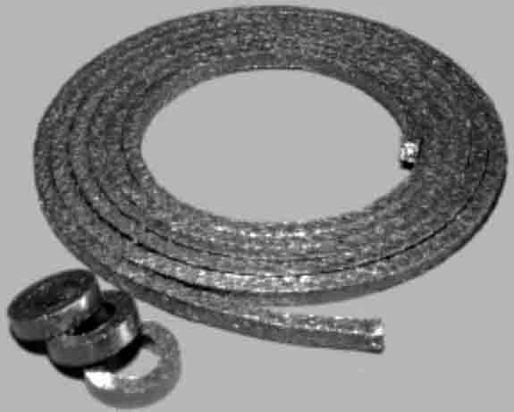 PACKING BRAID EXPAND GRAPHITE, VALQUA VFX-15 16MMX3MTR