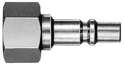 QUICK COUPLER PLUG FOR OXYGEN, FEMALE THREADEND M16X1.5 S22PF