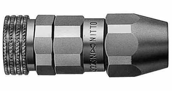 QUICK COUPLER SOCKET F/FUELGAS, FLARED END 5MM ID HOSE S33SN