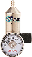 REGULATOR FIXED FLOW F/SPANGAS, FLOW RATE 0.5LTR/MIN