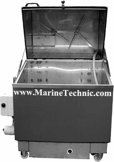 MACHINER PART CLEANER 204M, CAP 125LTR 440V 3P 60HZ 11000W