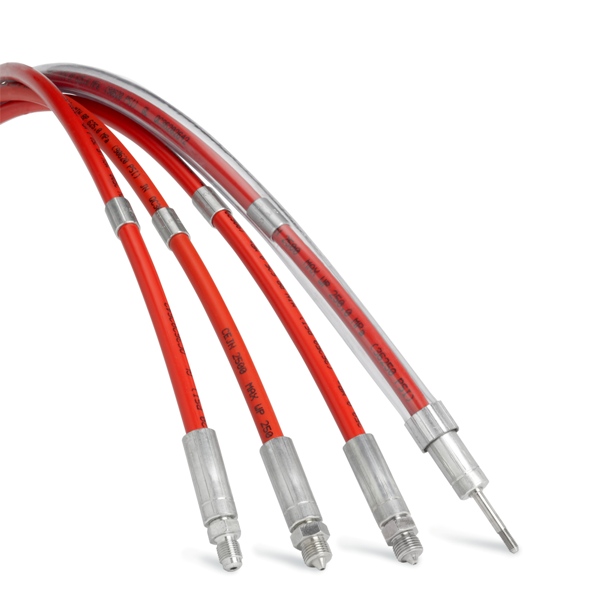 HOSE ULTRA HIGH PRESSURE, 6 SPIRAL LAYER W/WIRE 2500BAR