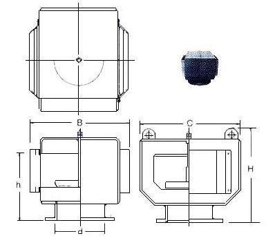 AIR PIPE HEAD GRAY IRONCASTING 53NS-350 335MM DIAM