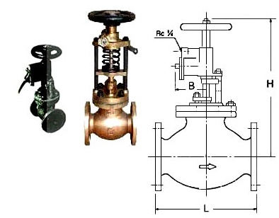 VALVE SHUT-OFF EMERGENCY ANGLE, JIS 10K PNEUMATIC ESA-200