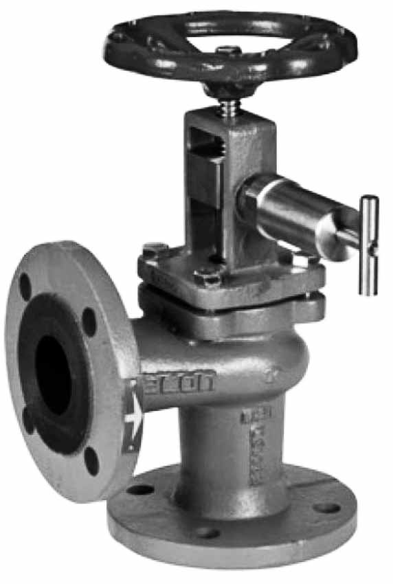 VALVE QUICK-CLOSING DIN PN16, MECHANICAL ANGLE #100/248 32MM