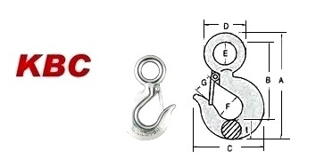 STAINLESS EYE HOOK