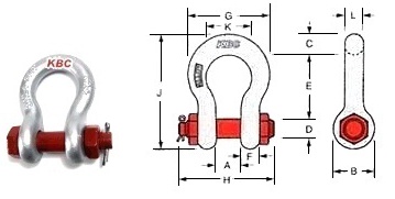 STAINLESS BB SHACKLE