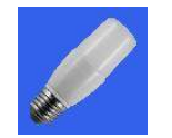 LED lamps Tubular, warm white, 3000K