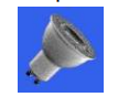 LED lamps GU10 Reflector, warm white, MR16 36°, 3000K