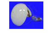 Japanese high-pressure mercury lamps with reflector type HRF for use with ballast