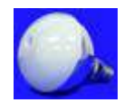 Blended-light lamps with reflector for use without external ballast (AC only)