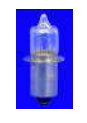 Halogen flashlight lamps