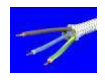 Flexible yarn covered cable