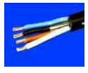 Marine cable with halogen free outer sheath