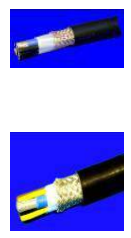 Marine cable with halogen free outer sheath, rigid copper screened, flame retardant