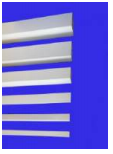 Cable trunking PVC with cover, colour white