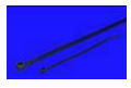 Cable ties, selflocking, black