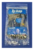 Cable ties, Thomas & Betts with steel locking barb
