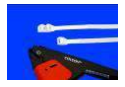 Cable ties, selflocking (Colson), grey