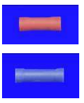 Solderless connectors, insulated, in boxes