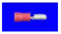 Solderless terminal plugs, insulated, in boxes