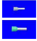 Bootlace ferrules, German type, in boxes of 100 pcs