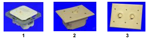Cabin switches, flush mounting with cover plate