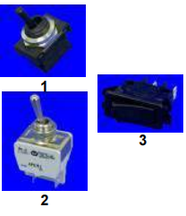 Miniature switches, panel mounting
