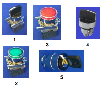 Rotary and pushbutton switches, bore 22 mm diam. make Telemecanique