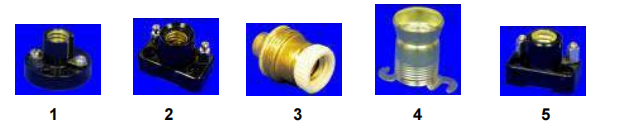 Mignon Edison screw lampholders