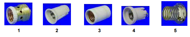 Mogul Edison screw lampholders, E39/E40