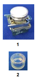 LED Pilot lights Telemecanique XB4BV.