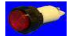 Pilot lights, bore 25,3 mm, for indicator lamps 15 x 30/35 mm, E14 base