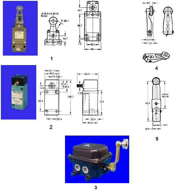 Limit switches and accessories
