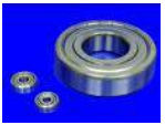 Ball Bearings - Deep groove ball bearings, single row, two side shielded, light duty