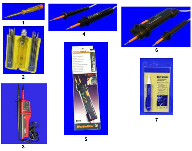 Measuring instruments - Voltagetesters