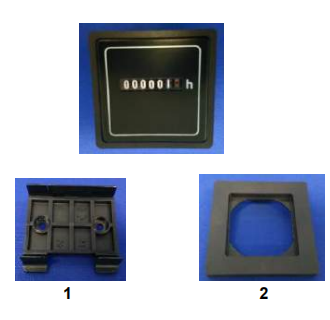 Measuring instruments - Hour meters, for panel mounting, front dimensions 48 x 48 mm