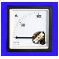 Measuring instruments - Ammeters, moving iron, panel mounting 72x72 mm