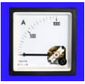 Measuring instruments - Ammeters, moving iron, panel mounting 72x72 mm
