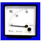 Measuring instruments - Frequency meters, panel mounting 72x72 mm