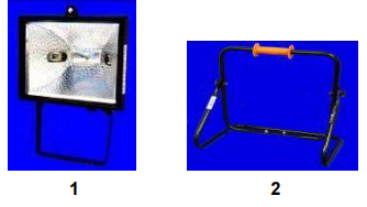 Outdoor Lighting - Halogen floodlights for lamps with R7s base