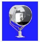 Outdoor Lighting - Searchlights, 350 mm, cabin controlled, IP56