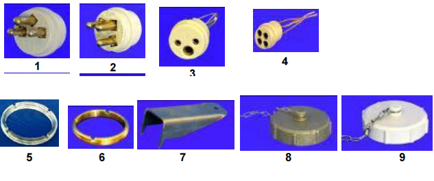 Wiring Accessories for Marine Use - Plugs and couplings, HNA (German)