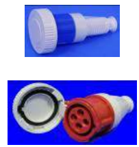 Wiring Accessories for Marine Use - Ceeform couplings, IP67, earth pin on 6h