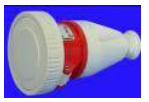 Wiring Accessories for Marine Use - Ceeform couplings for reefer container service, earth pin on 3h