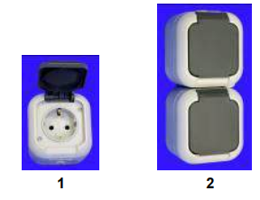 Wiring Accessories for Marine Use - Receptacles, European, 'Schuko'