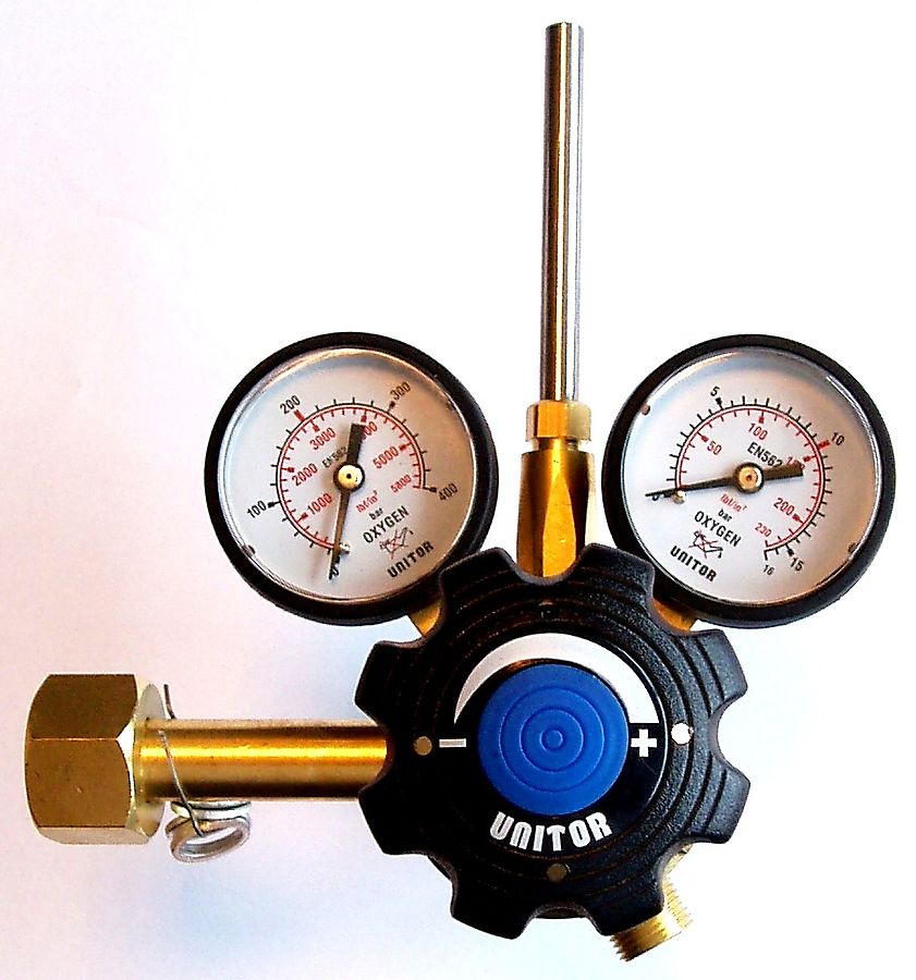 REGULATOR 520 OX PRESSURE 0-10 BAR FOR GAS CENTRAL