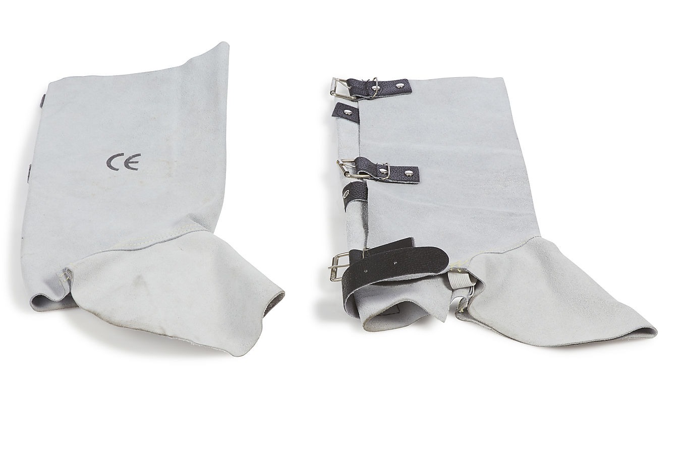 LEATHER SPATS. PAIR