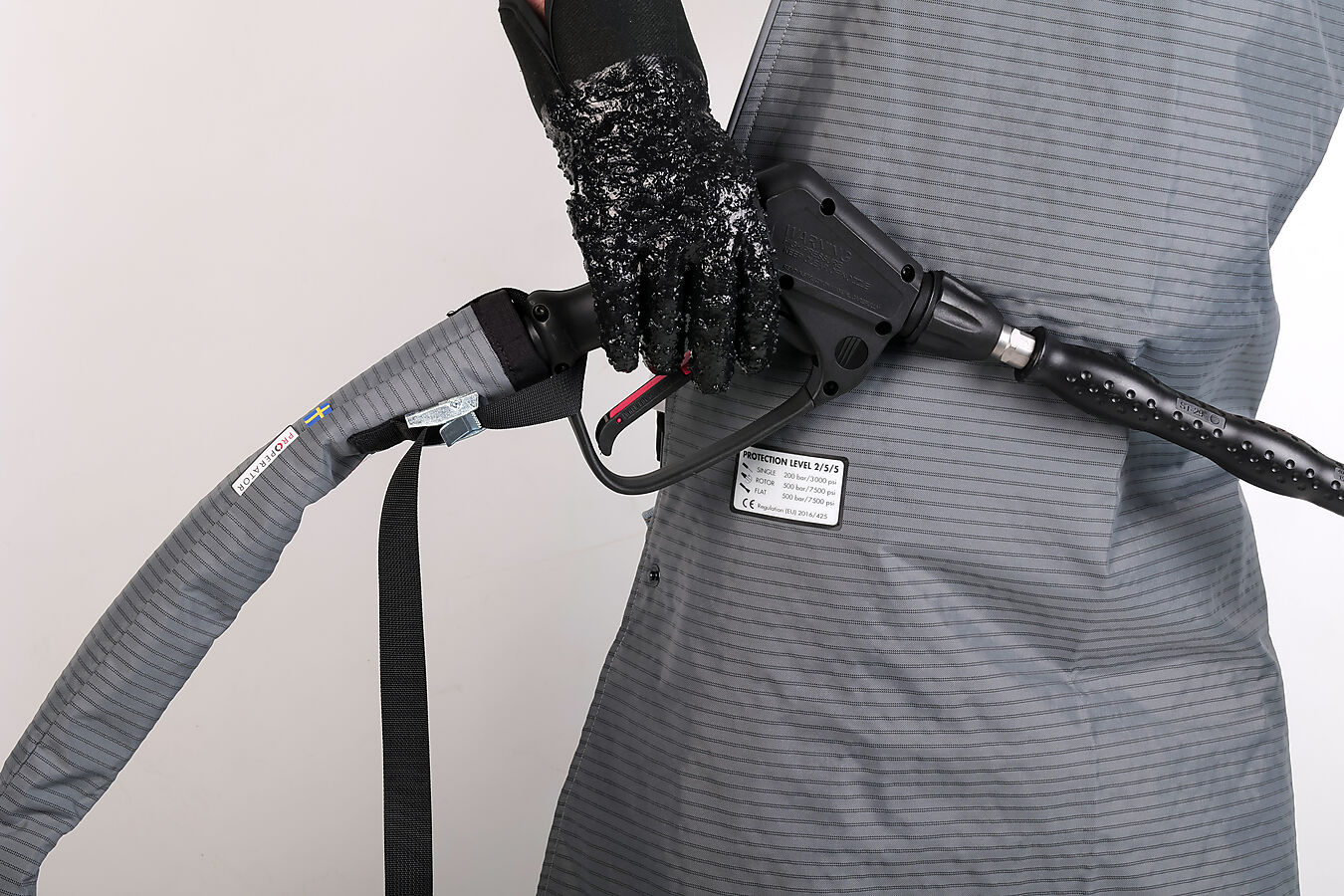 HOSE PROTECTION 1400MM ?41 – 500 BAR WITH ADJUSTABLE STRAP