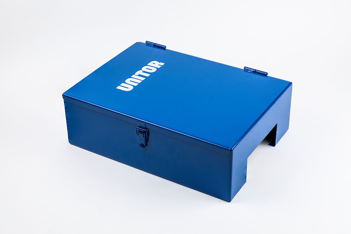 CABINET F/OUTLET STATION STEEL BLUE